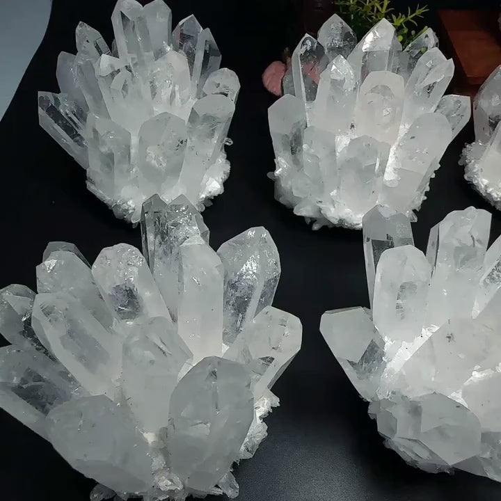 1 pieza de granito de cuarzo blanco grande